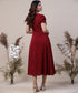 Bustier Ruched Chiffon Dress